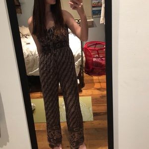Free People Patterned Jumpsuit